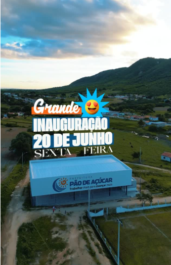 Convite, inauguração da Quadra Poliesportiva do Povoado Impoeiras